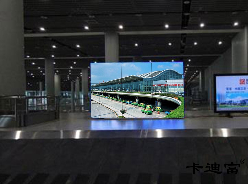 四川机场液晶拼接屏案例图