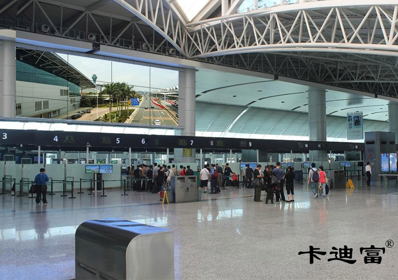 广州机场液晶拼接屏案例图