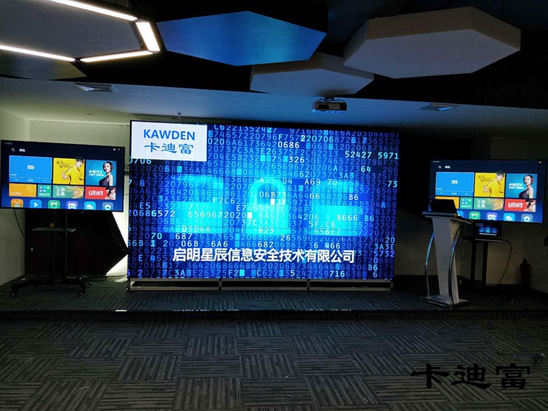 广州55寸液晶拼接屏监控案例图