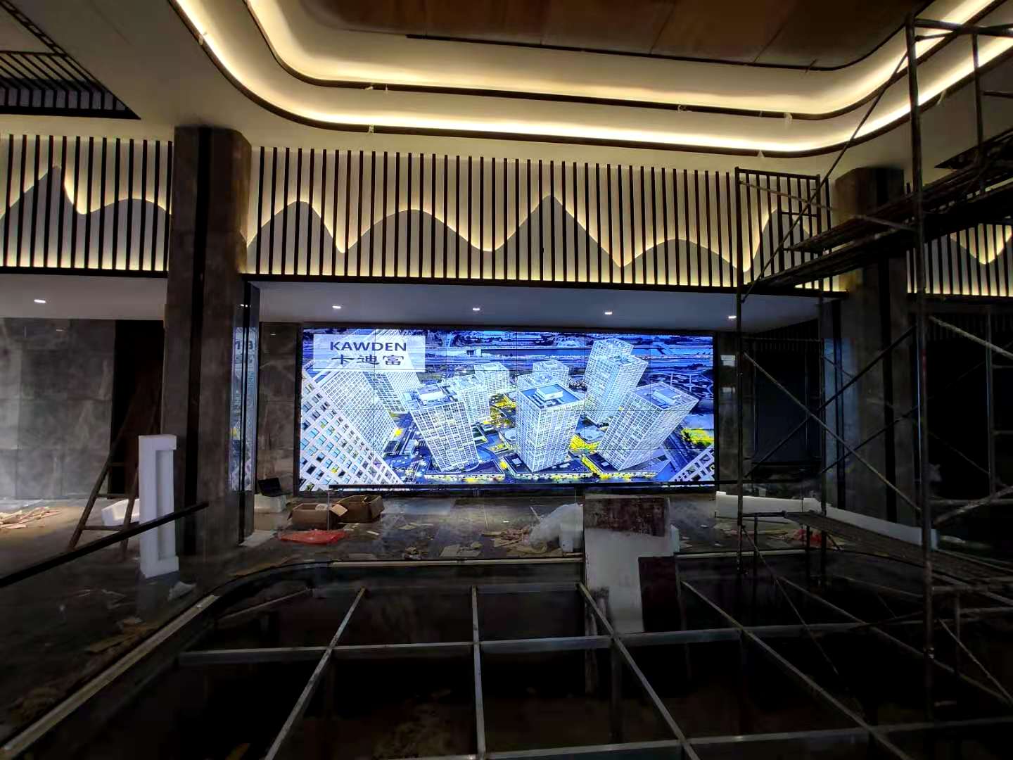 湖南耒阳市某房地产商业液晶拼接屏展示图片3