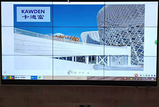贵州省遵义市拼接屏55寸1.7MM3X3壁挂支架安装拼接屏