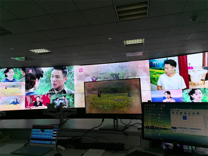 深圳广播电影电视集团公司拼接大屏展示案例图片3