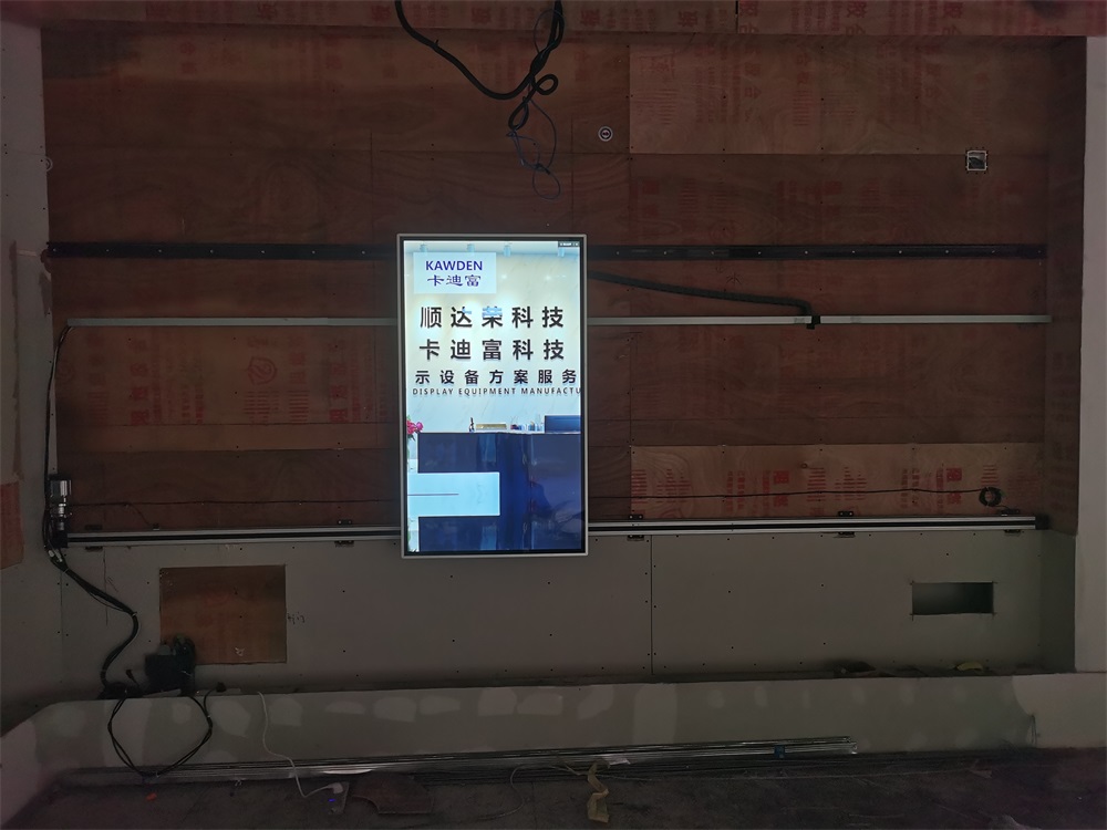 泰州市高港区高港收费站滑轨屏安装完成图片