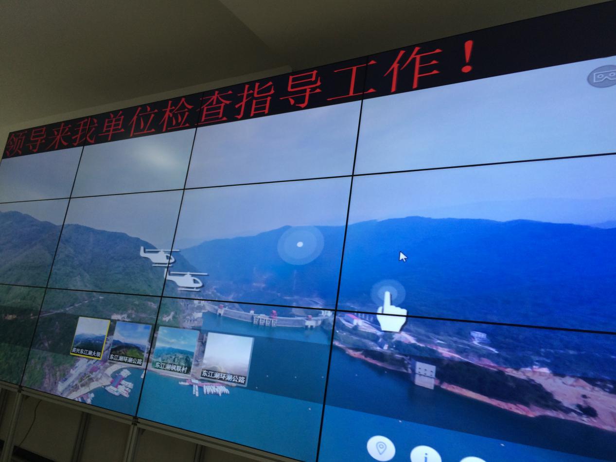 南京汽车客运站液晶拼接屏监控图