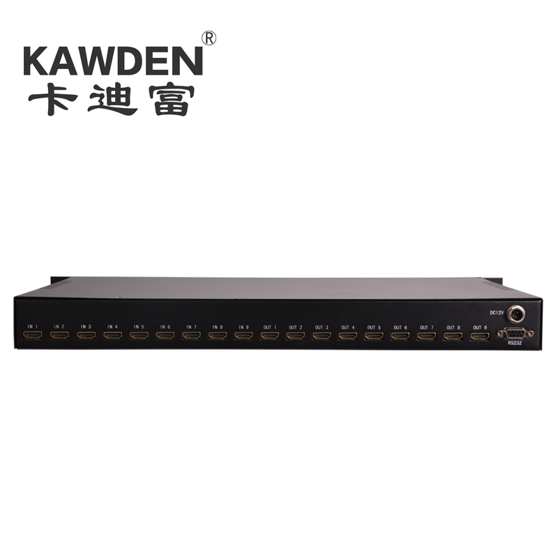 HDMI8进8出矩阵主机KD-DHDMI0808 网络监控视频服务器混插混合矩阵