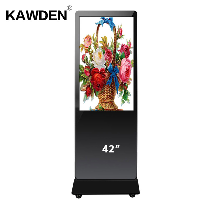 42inch stand-floor high definition android system multimedia LCD touch screen qu