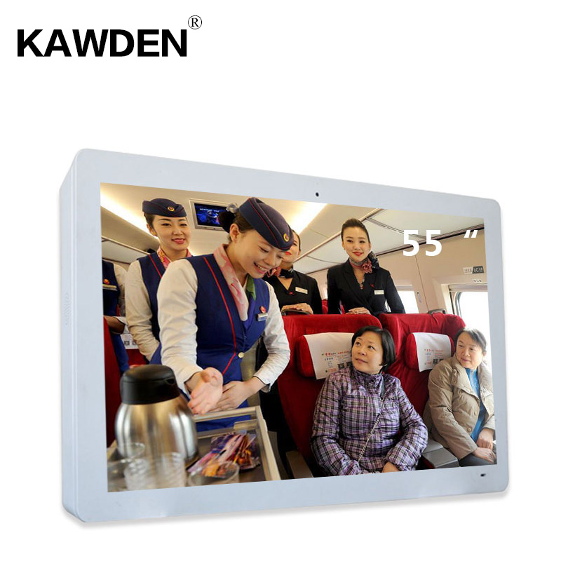 55inch KAWDEN wall-mounted air cooled horizontal screen kiosk