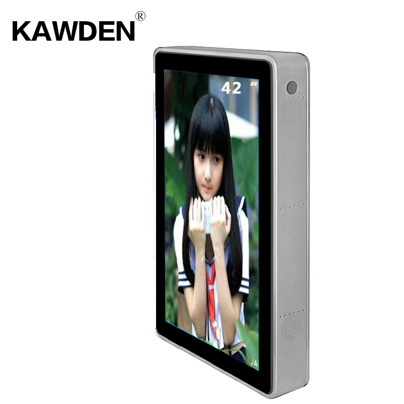 42inch wall-mounted air-conditioner type vertical screen kiosk