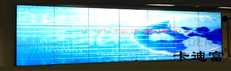 21块55寸液晶拼接墙案例图