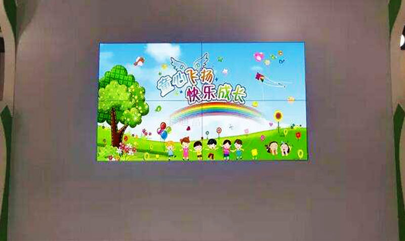 上海群众文化活动中心55寸大屏幕液晶拼接屏展示案例