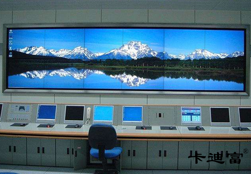 驻马店新能源校园55寸大屏幕液晶拼接墙监控案例