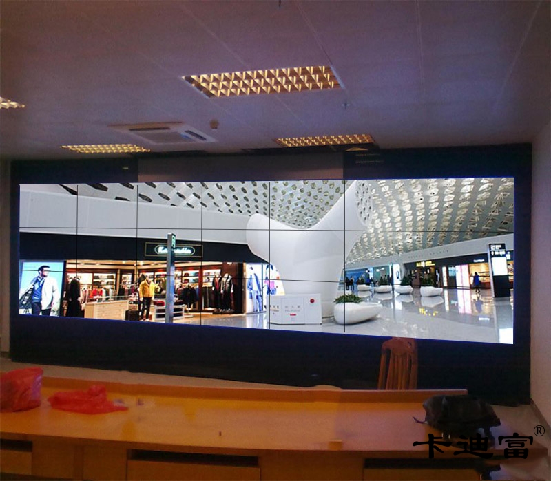 新机场49寸液晶拼接屏案例图