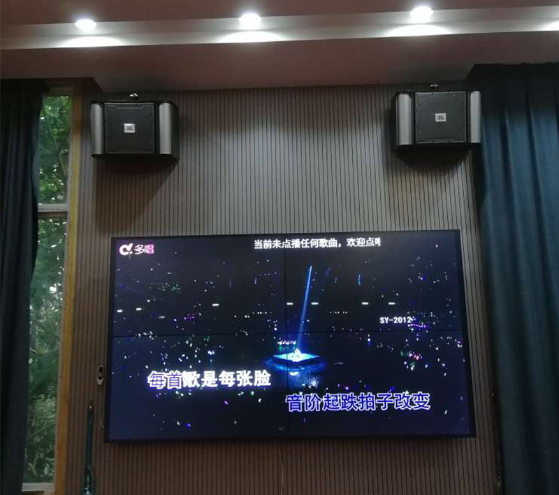 湖南老年活动中心液晶拼接屏案例图