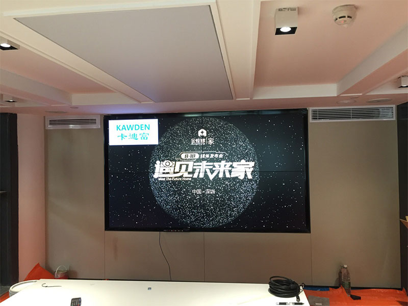 公司55寸液晶拼接屏效果图
