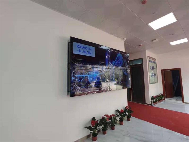广西55寸拼接屏案例-欧联设备安装工程公司展厅大屏展示