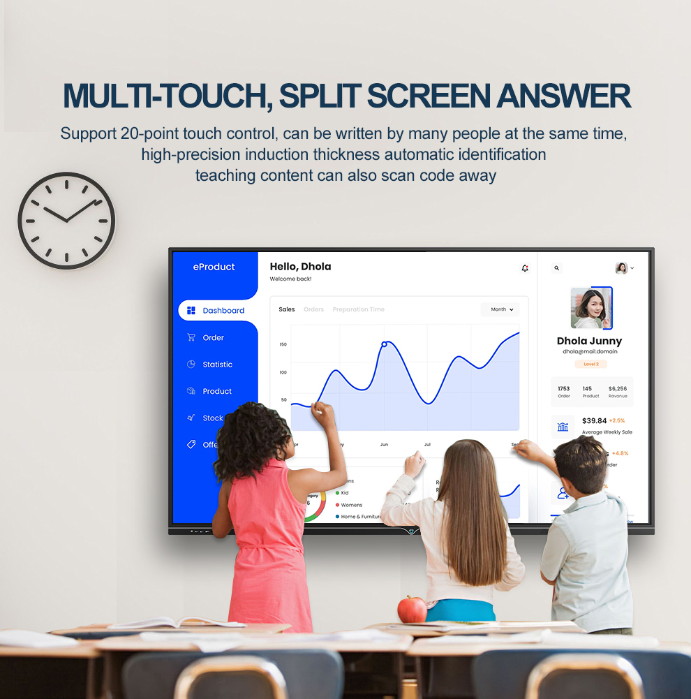 Introduction to 75 inch all-in-one teaching machine and conference machine