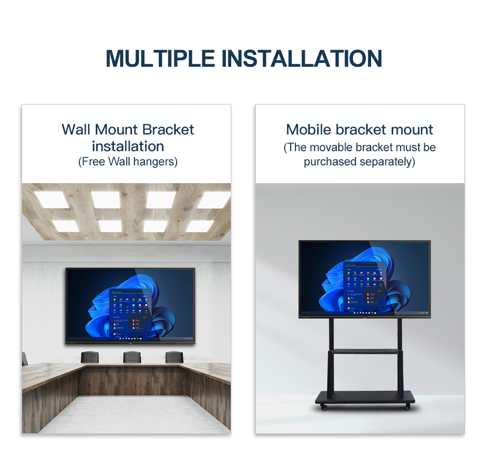 86 inch all-in-one teaching and meeting machine multiple installation