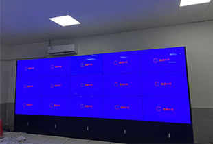 深圳观澜中学49寸3.5mm3X5拼接屏机柜支架安装完美呈现!