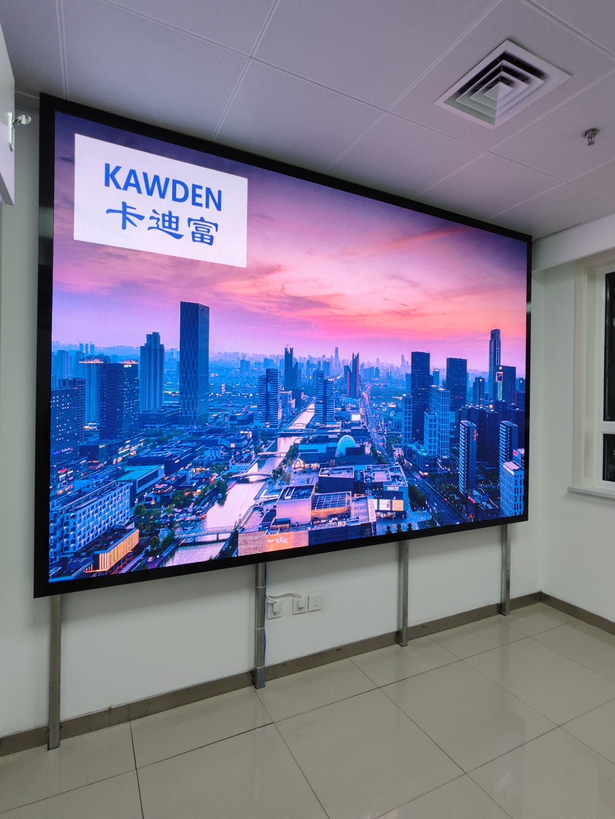 北京藏医院展示项目中的P1.86LED显示屏