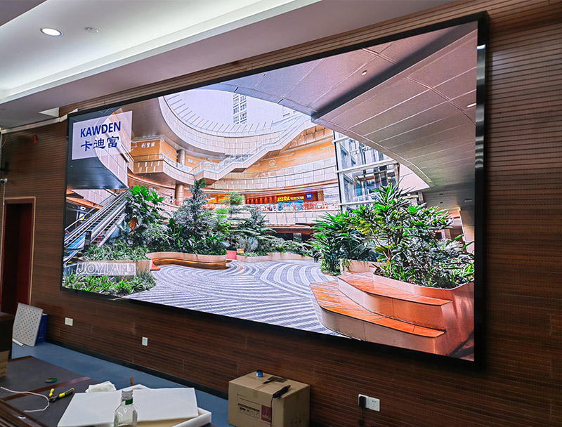广东省珠海市某单位会议大屏项目P1.53LED全彩屏5120mm2240mm