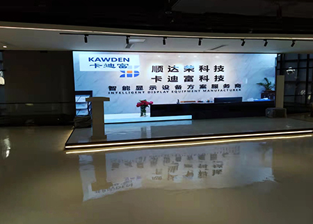 百度VR展厅项目led显示屏P2全彩屏