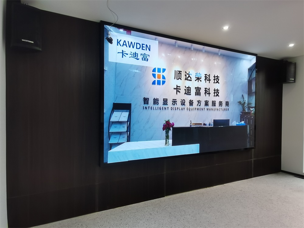 浙江省宁波市P1.86led显示屏3.52X2.08米展示