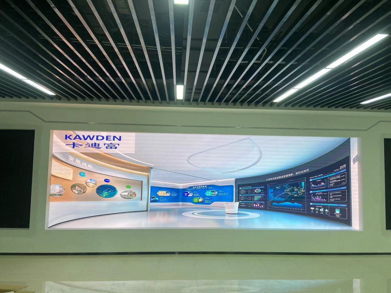 江西省赣州市章贡区展厅项目P1.86led显示屏