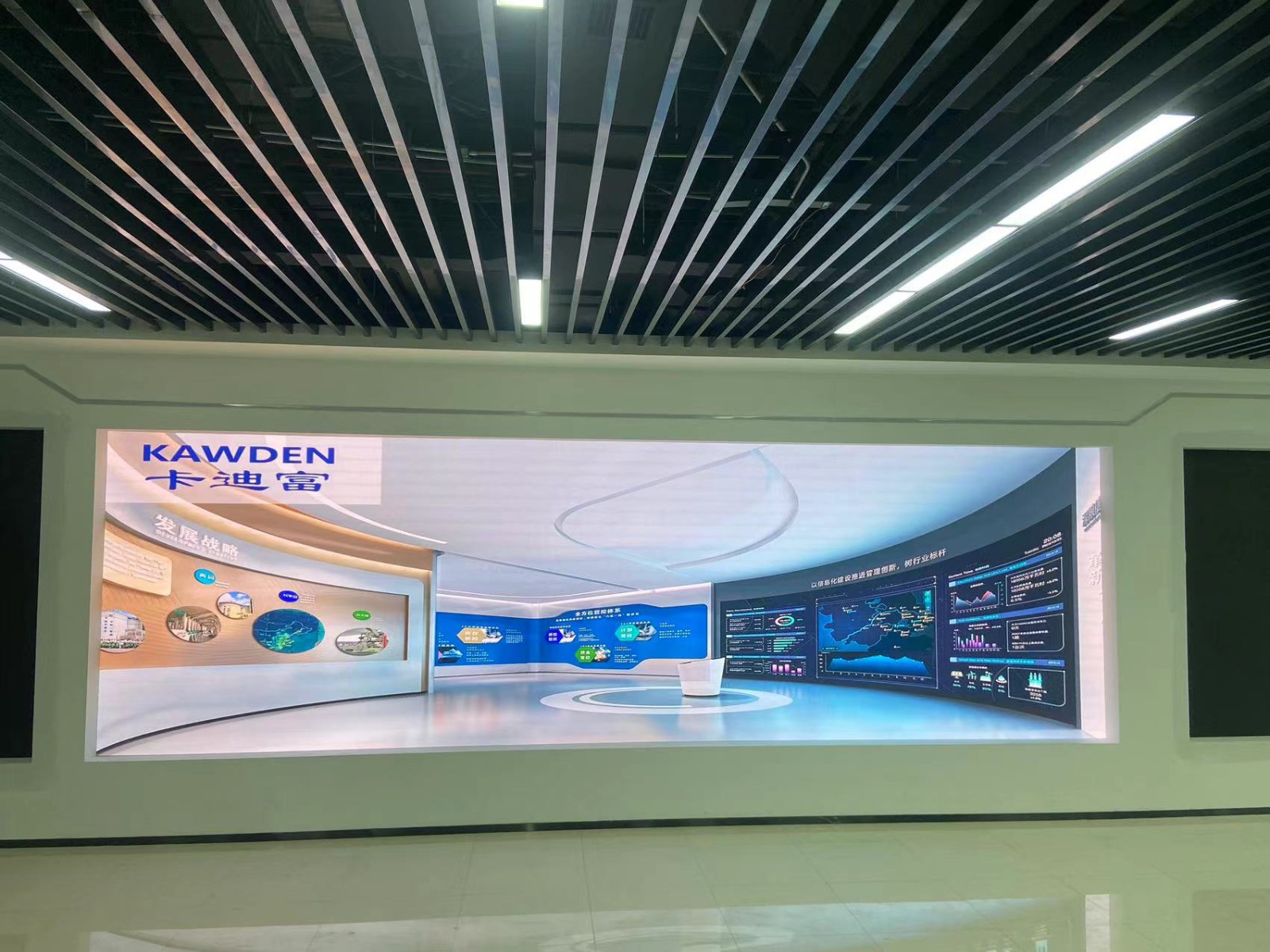 展厅P1.86led显示屏，无缝拼接