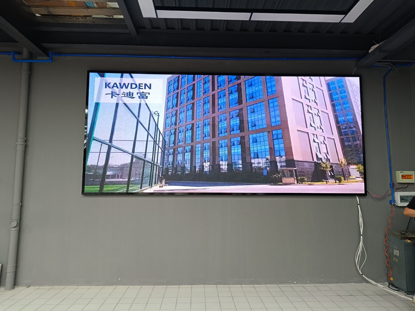 北京产业园车所P1.86led显示屏打造智慧园区