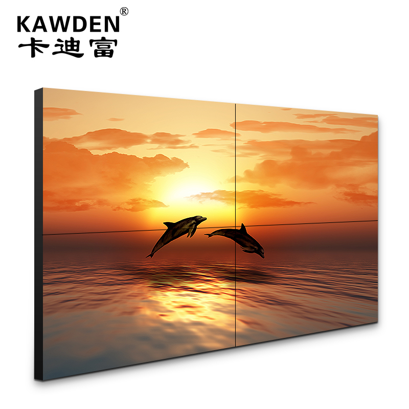卡迪富lg50寸大屏幕液晶拼接展厅显示墙3.5mm