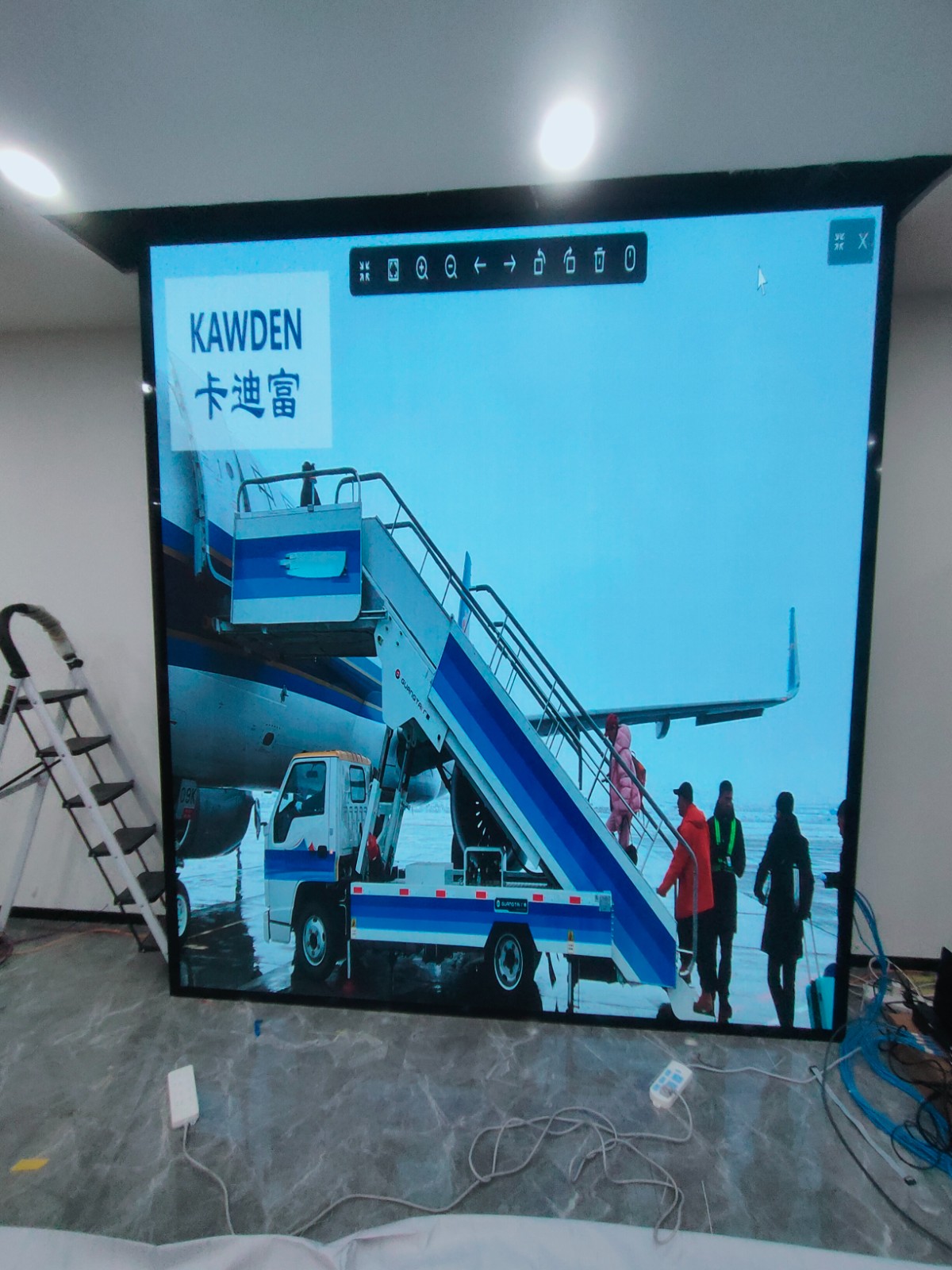 P1.53小间距室内led显示屏2.56x2.88米 P1.53小间距室内led显示屏2.56x2.88米