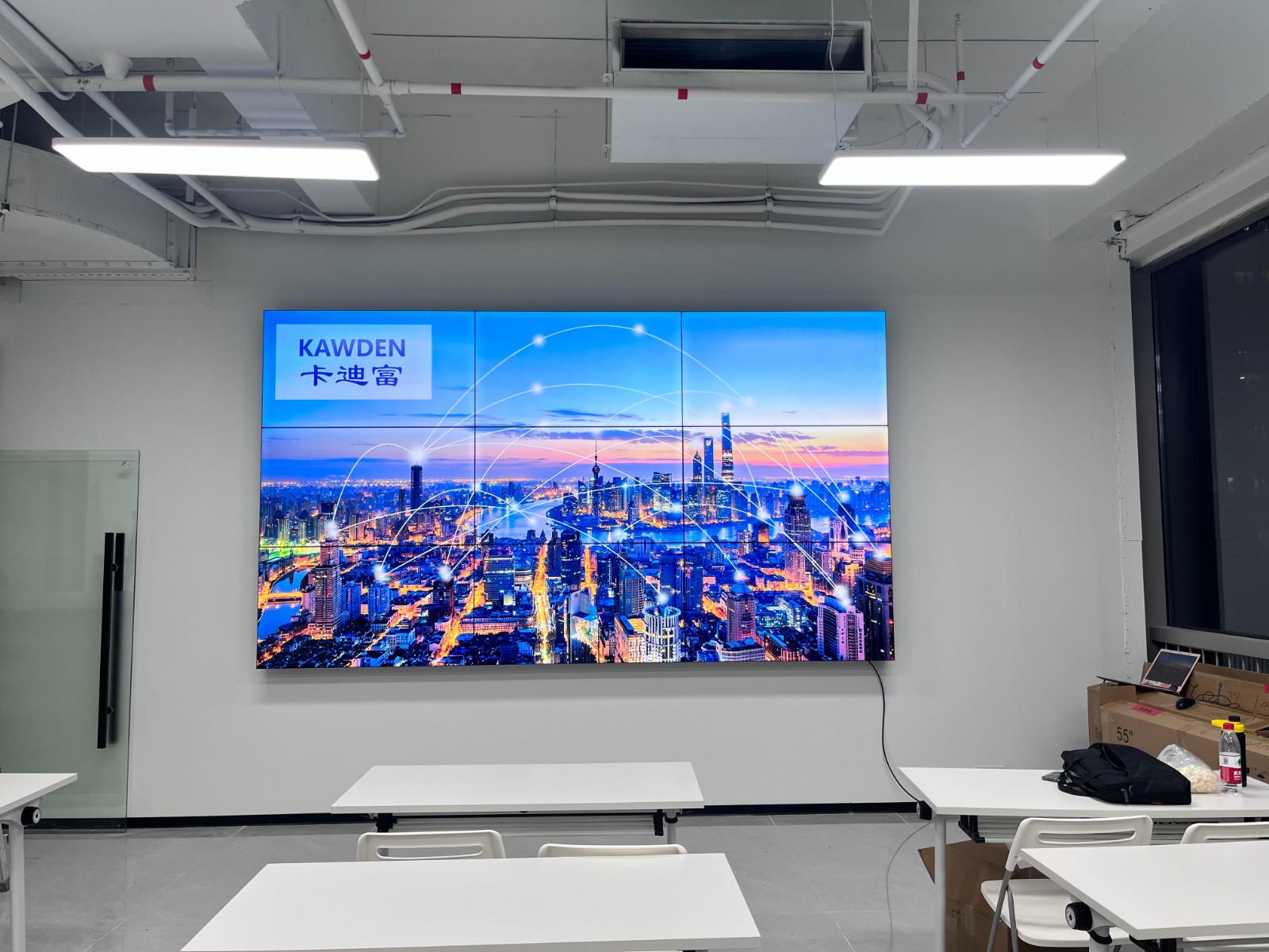 55寸1.7mm超窄边液晶拼接屏高端展示解决方案