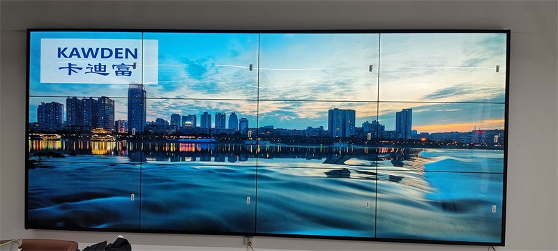 55寸3.5mm 3X4液晶拼接屏展示效果
