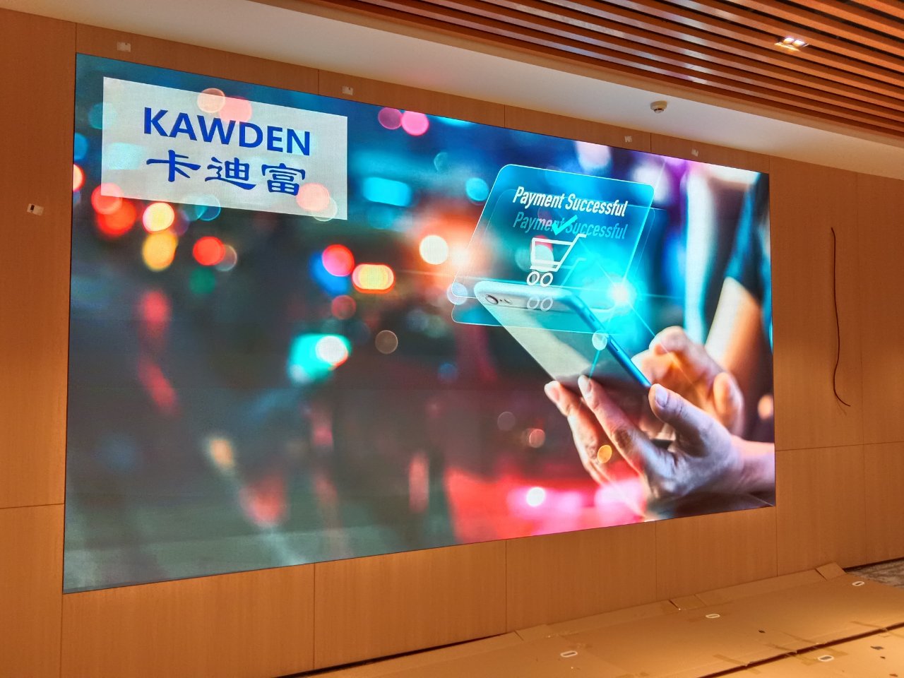 P1.86LED显示屏无框壁挂设计