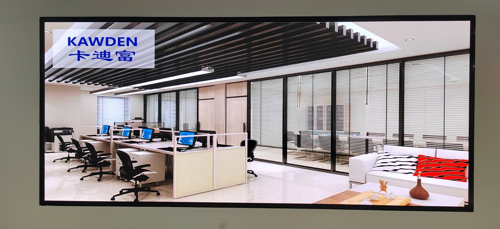 深圳龙岗某公司led显示屏案例展示