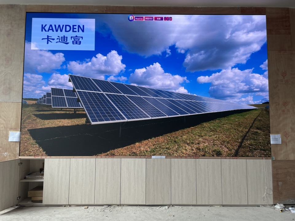 大浪桔子水晶酒店会议室P2led显示屏 5.44X3.2米展现