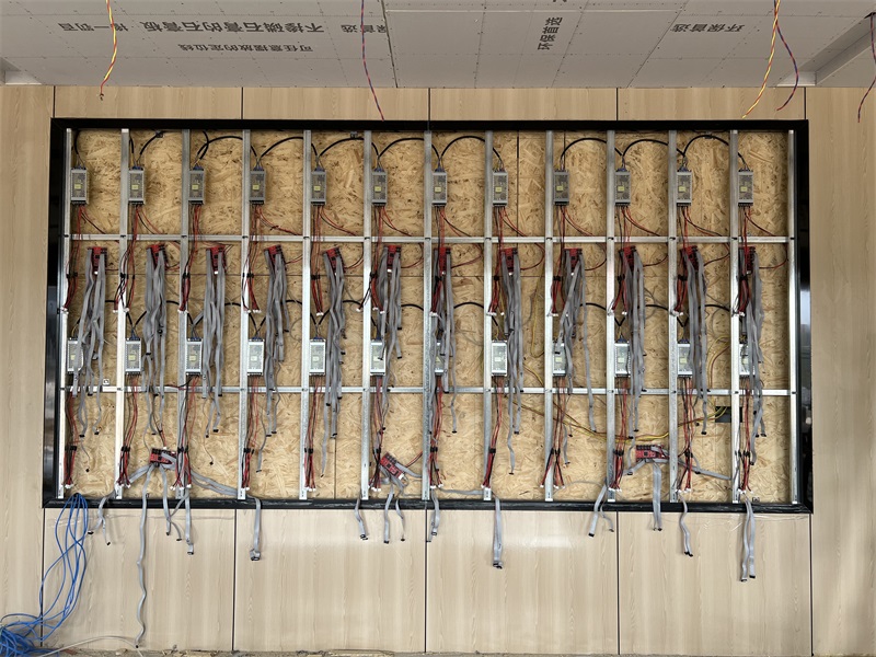 p1.53led显示屏壁挂支架安装