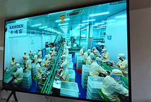 江苏丹阳某食品公司项目P1.25LED显示屏会议，安防监控，展厅展示应用