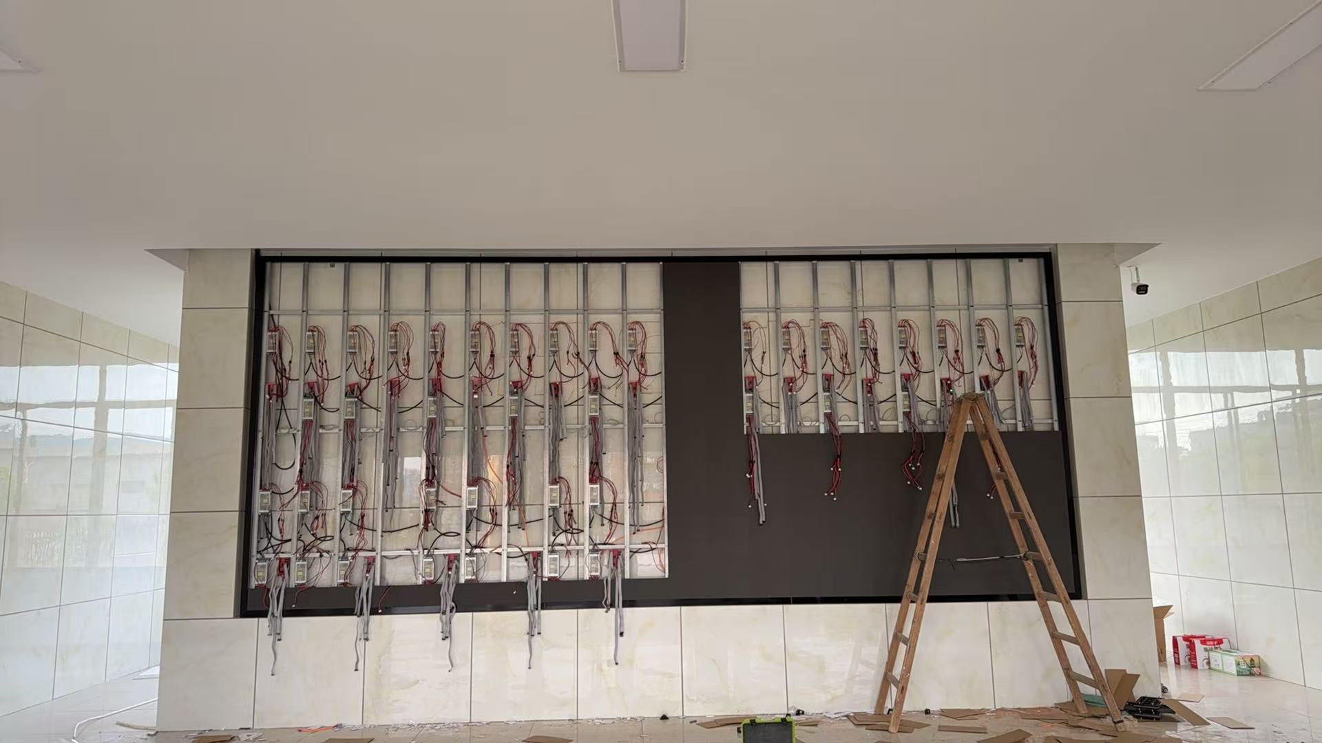 江西省抚州市某食品公司led大屏安装