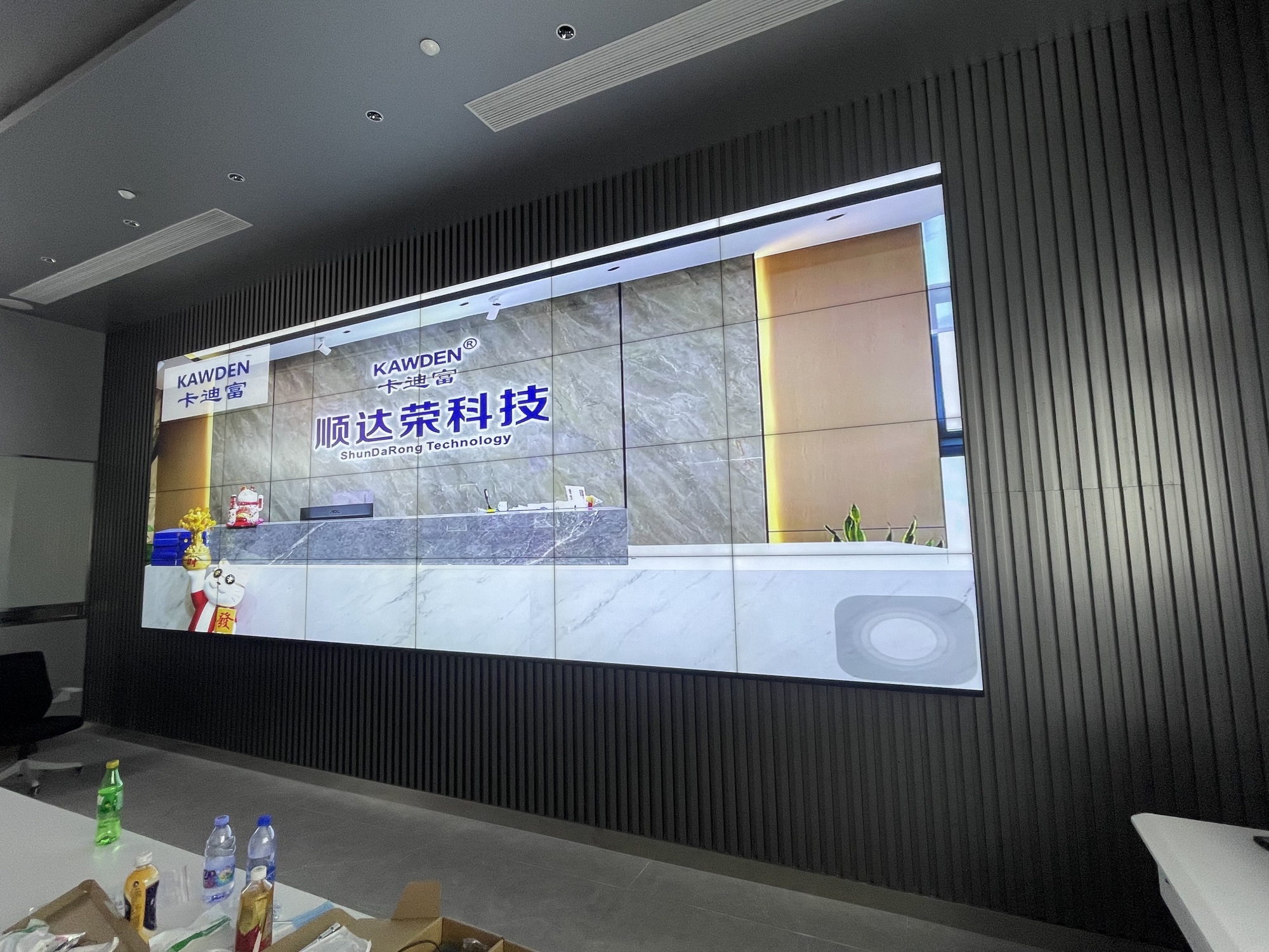 公司展厅液晶拼接屏项目