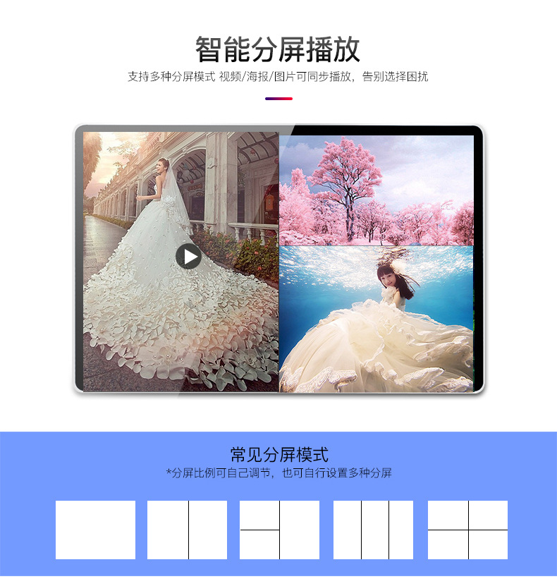 智能分屏播放